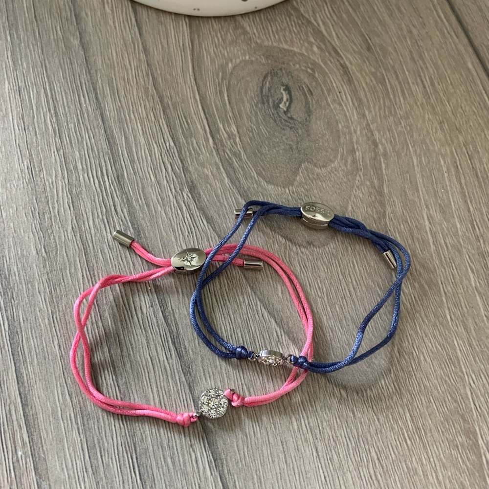 Fossil bracelets for stacking